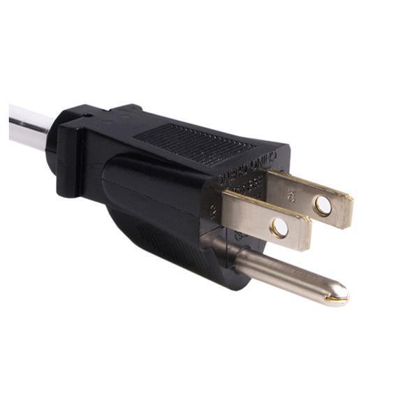 StarTech PXT101L 6 ft Standard Computer Power Cord NEMA 5-15P Right Angle Cable