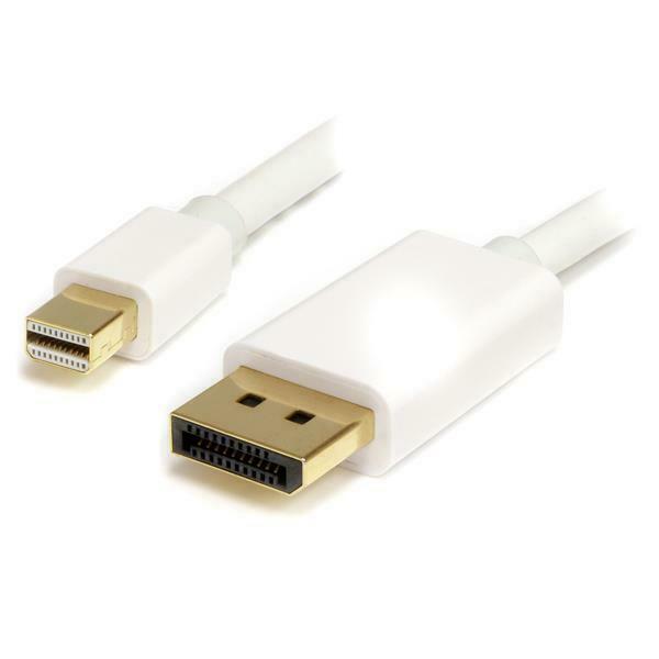 StarTech MDP2DPMM3MW 3m (10 ft) White Mini DisplayPort? to DisplayPort 1.2