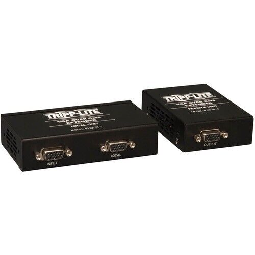 Tripp Lite B130-101-2 VGA over Cat5 Cat6 Extender Transmitter Receiver to 1000FT