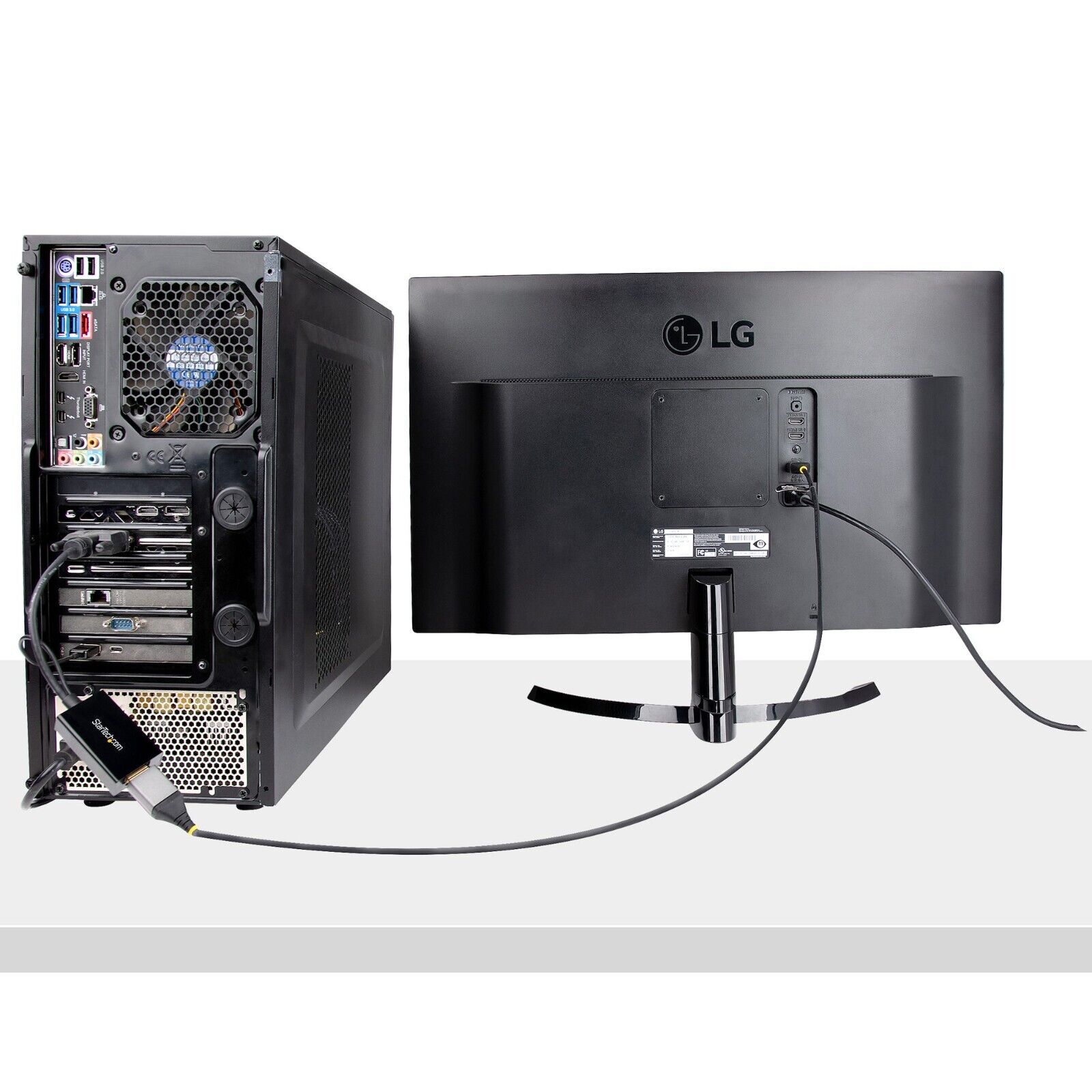StarTech DVI2DP2 DVI to DisplayPort Adapter with USB Power - DVI-D to DP Video