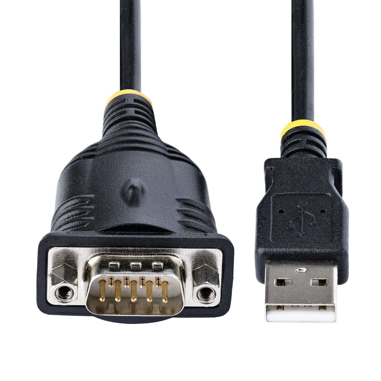 StarTech 1P3FP-USB-SERIAL 3ft (1m) USB to Serial Cable, DB9 Male RS232 to USB