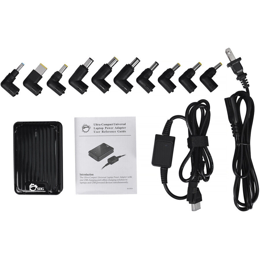 SIIG AC-PW1212-S1 Ultra-Compact Universal Laptop Power Adapter - 90W - 120 V AC