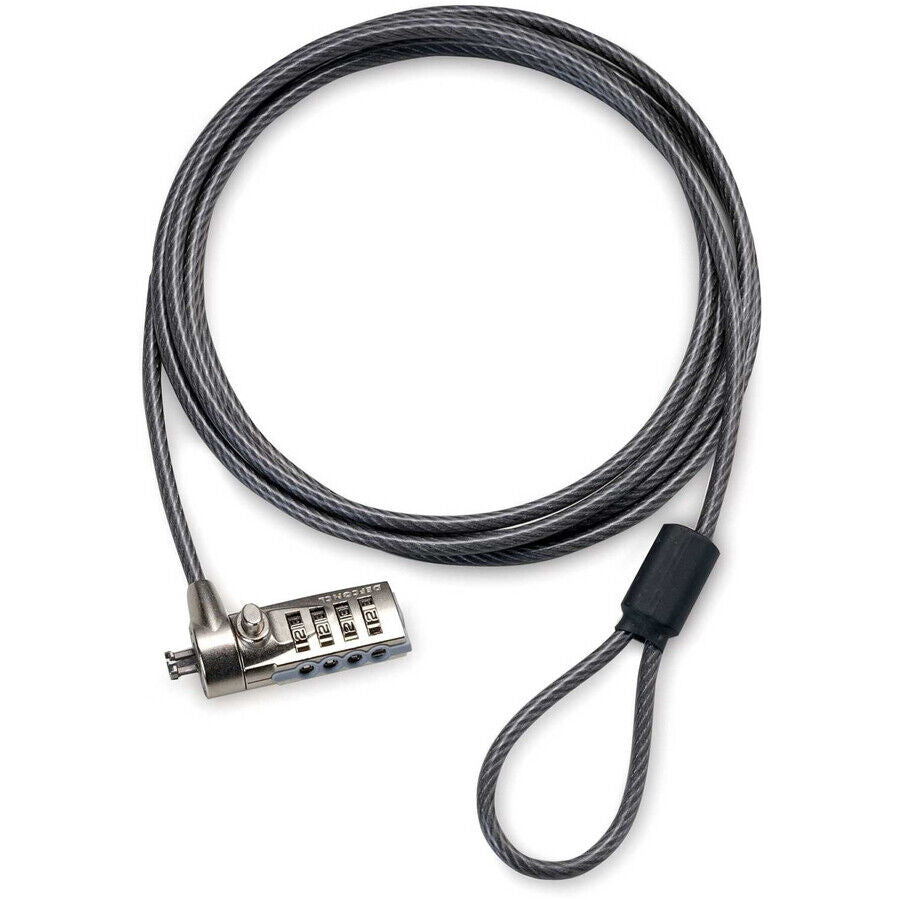 Targus PA410U DEFCON Combo Lock (CL) Resettable - 4-digit - Galvanized Steel