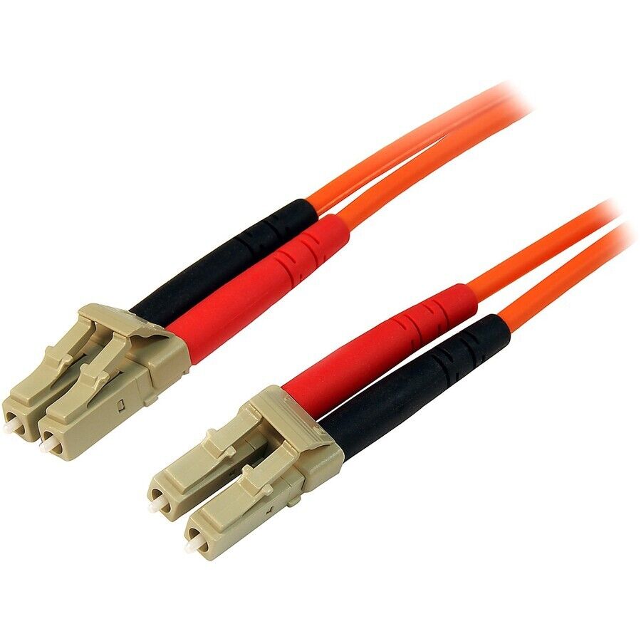 StarTech 50FIBLCLC1 1m Fiber Optic Cable Multimode Duplex 50/125 - LSZH - LC/LC
