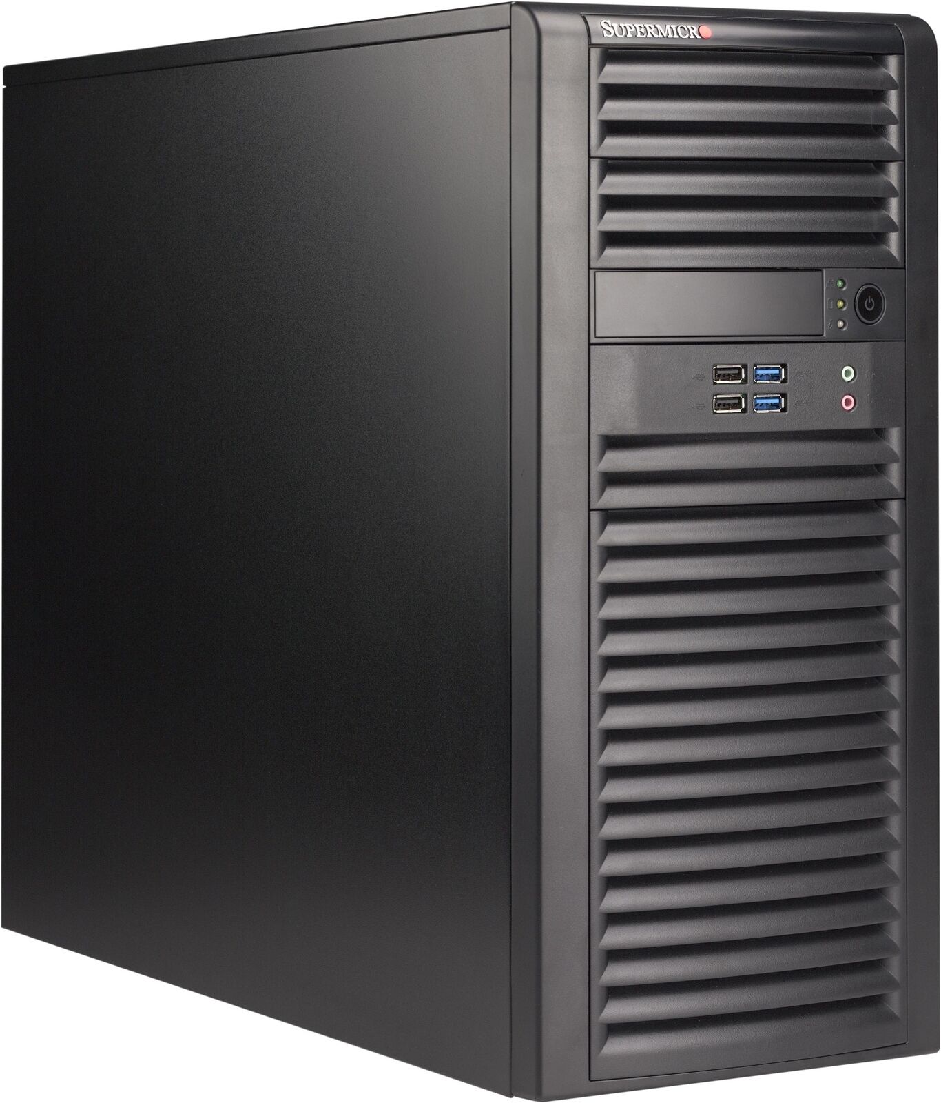 Supermicro CSE-732D4-668B Mid-Tower 2x5.25"External 4x3.5" Internal Black Cas