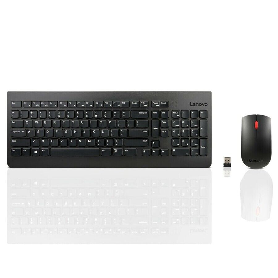 Lenovo GX30N81775 Wireless Keyboard Mouse Combo - Optical - 1200 dpi - 3 Button