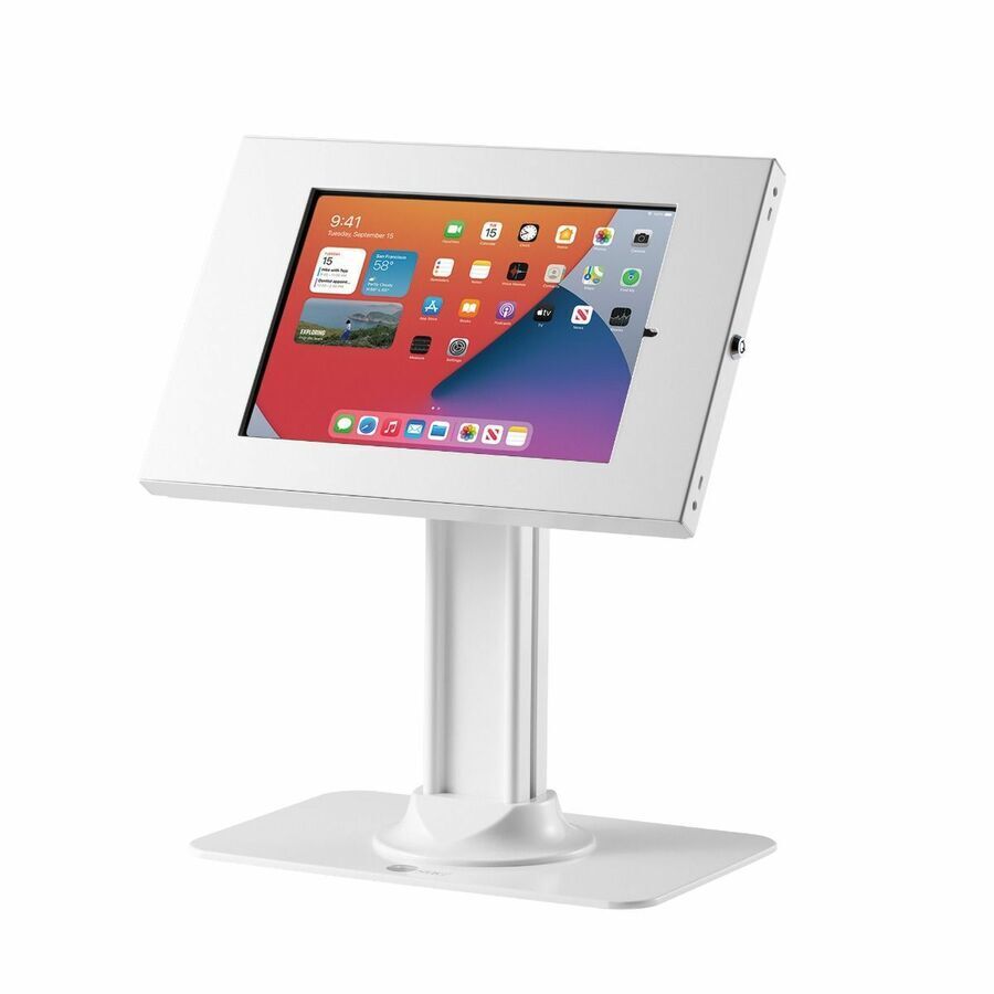 SIIG CE-MT3N11-S1 Lockable Countertop Kiosk Stand for iPad - Aluminum, Steel