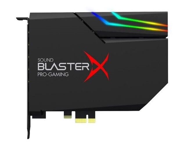 Creative Labs 70SB174000003 Sound Card SOUND BLASTERX AE-5 PLUS Black Retail