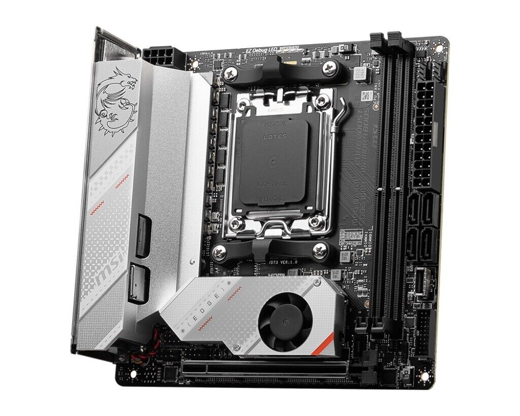 MSI B650IEDGEWIFI Motherboard MPG B650 AM5 Max.64GB DDR5 PCI-E Mini-ITX Retail