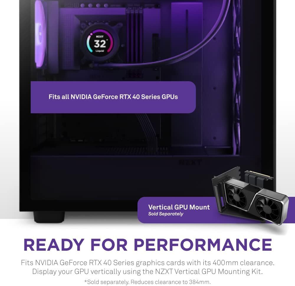 NZXT CM-H71EB-02 Computer case H7 Elite (2023) ATX Mid Tower Black Retail