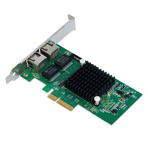 SIIG LB-GE0014-S1 Dual-Port Gigabit Ethernet PCIE 4-Lane Card Retail