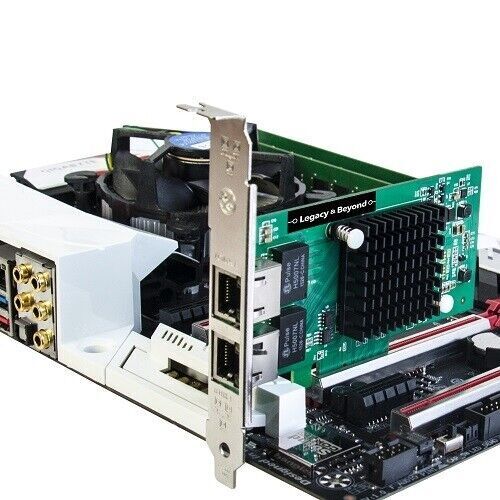 SIIG LB-GE0014-S1 Dual-Port Gigabit Ethernet PCIE 4-Lane Card Retail