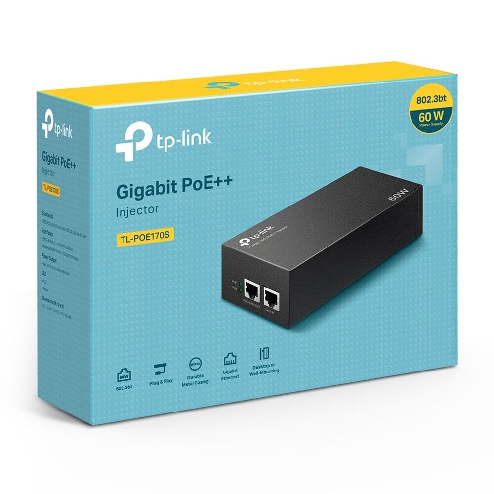 TP-Link TL-POE170S Network PoE++ Injector Retail