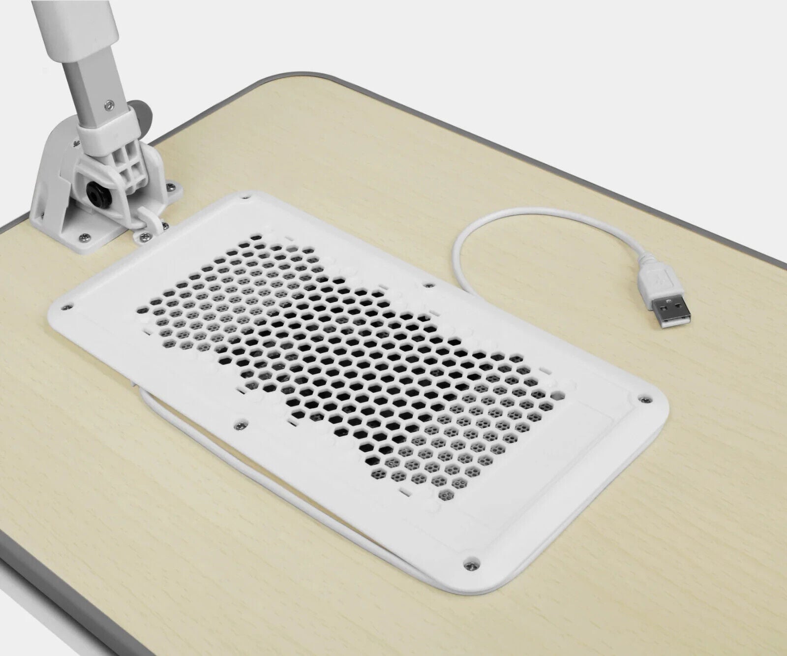 Aluratek ACT01F Adjustable Ergonomic Laptio Notebook Cooling FAN Table up to 17"