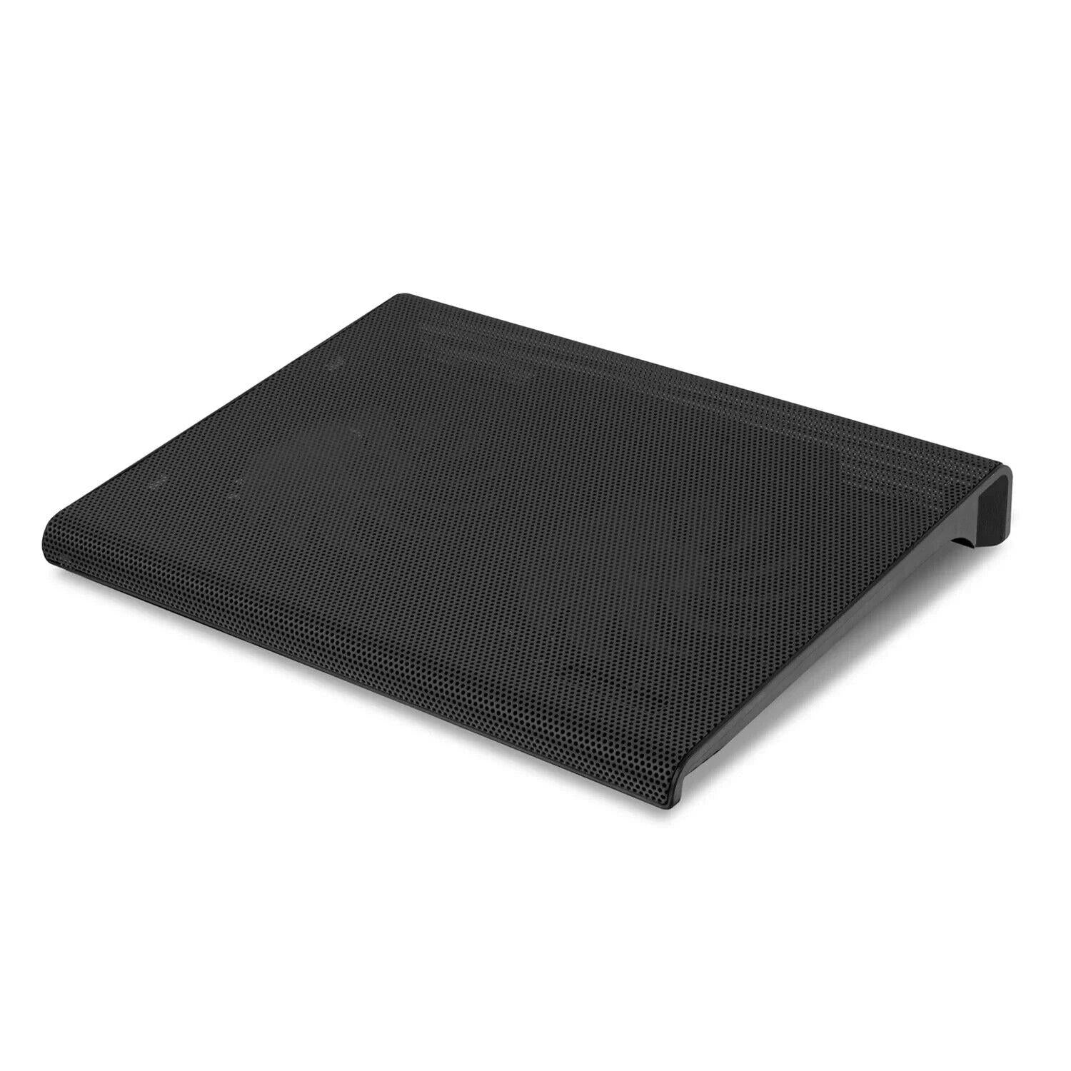 Aluratek ACP01FB Slim Laptop Notebook Dual 800rpm Fan Cooling USB Pad up to 17"