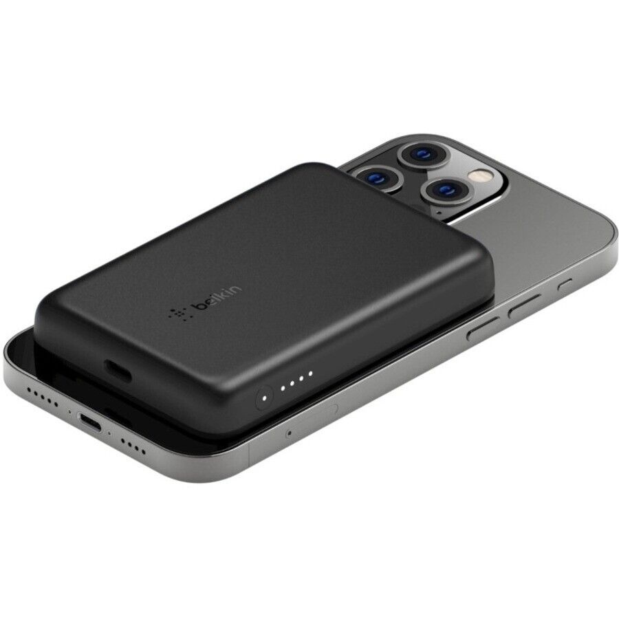Belkin BPD002BTBK 2500mAh Magnetic Wireless Power Bank Apple Iphone Compatible