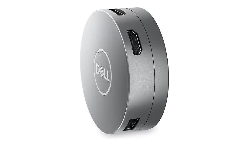 Dell DELL-DA305U 6-in-1 MultiPort Adapter USB-C USB-A DP HDI- RJ45 GRAY Portable