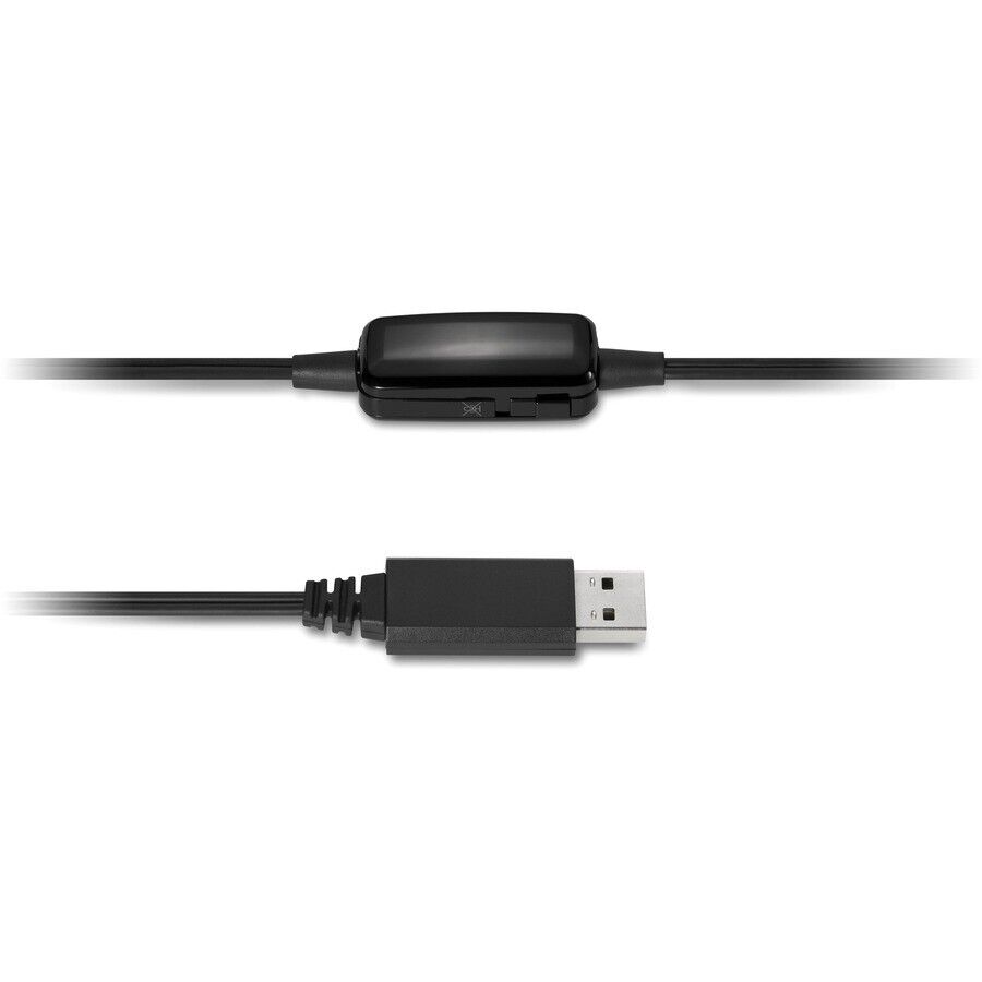 Kensington K33065WW Headset Stereo Classic w Mic Volume USB-A Wired Noice Cancel