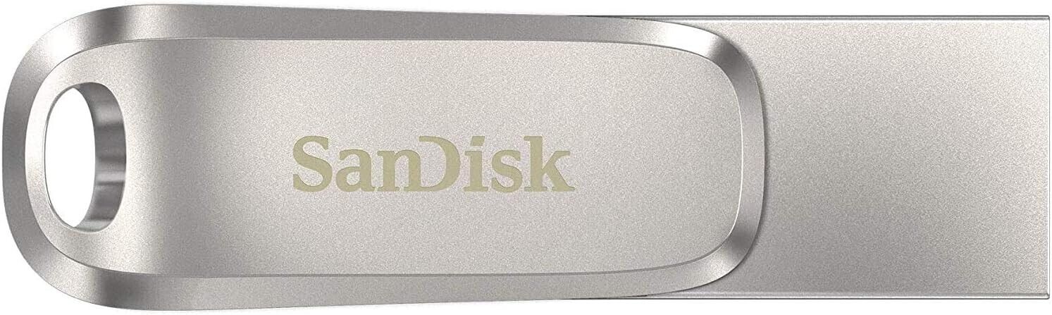 SanDisk SDDDC4-064G-A46 Ultra Dual Luxe USB-C 3.1 Flash Drive 64GB 150mb SILVER