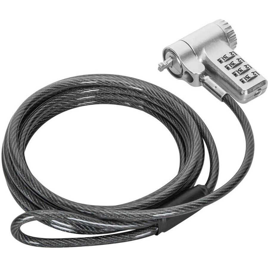 Targus ASP96RGLX 6.5FT DEFCON Universal 40 Digit T-Bar Combination Lock Silver