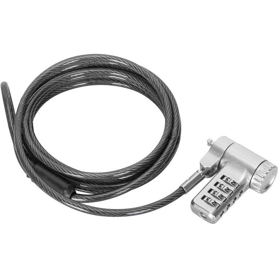 Targus ASP96RGLX 6.5FT DEFCON Universal 40 Digit T-Bar Combination Lock Silver