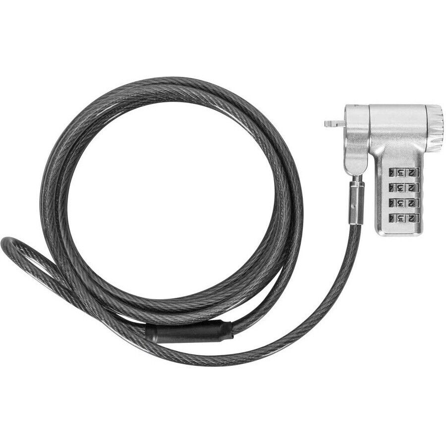 Targus ASP96RGLX 6.5FT DEFCON Universal 40 Digit T-Bar Combination Lock Silver