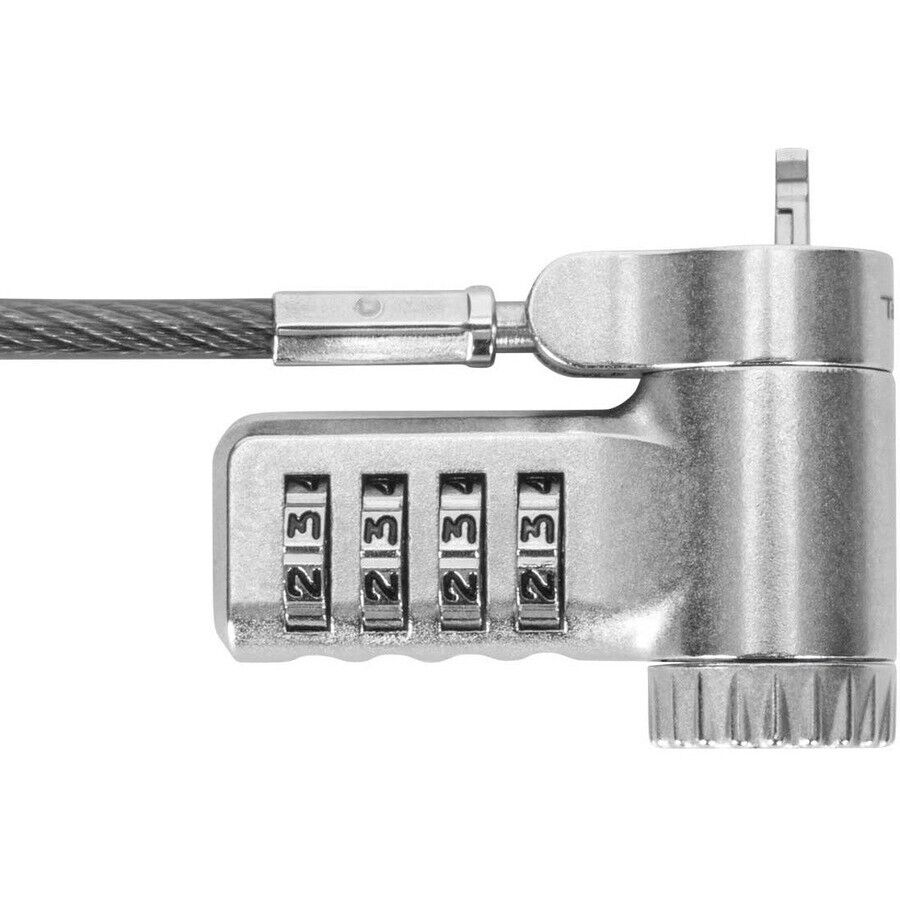 Targus ASP96RGLX 6.5FT DEFCON Universal 40 Digit T-Bar Combination Lock Silver