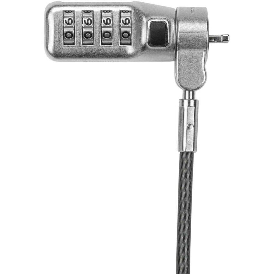 Targus ASP71GLX-S 6FT DEFCON Compact Cable Combination Lock Black Vinyl Steel