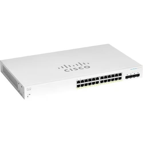 Cisco CBS220-24FP-4G-NA 24 Port Giga 4 Port Exp 4 SFP Managed Network Switch