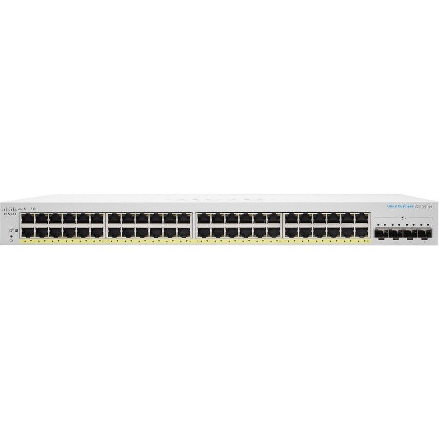 Cisco CBS220-48T-4X-NA 48 Giga 4 10Giga Exp 4 SFP+ Managed Network Switch