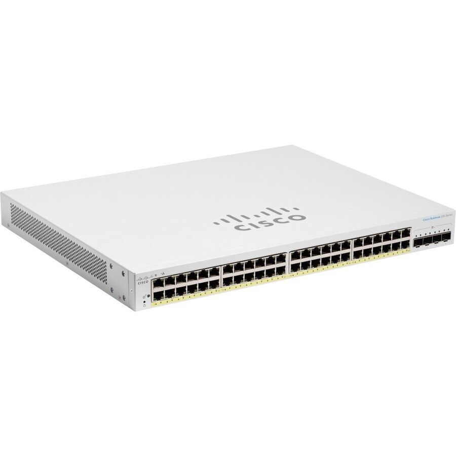 Cisco CBS220-48T-4G-NA 48 Giga 4 Giga Exp 4 SFP Managed Ethernet Network Switch