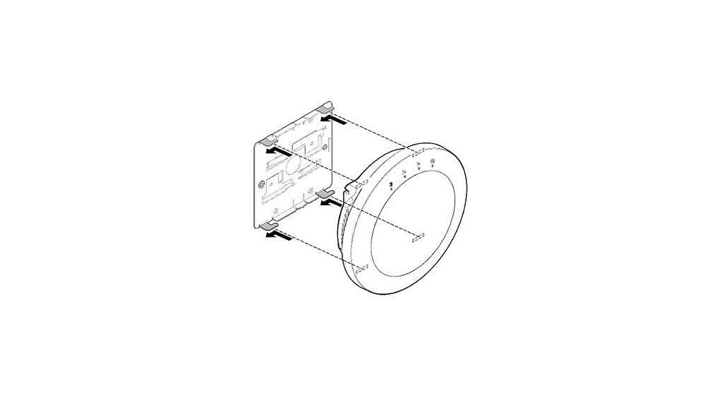 Extreme Networks 37201 WiNG Bracket - network device mounting bracket