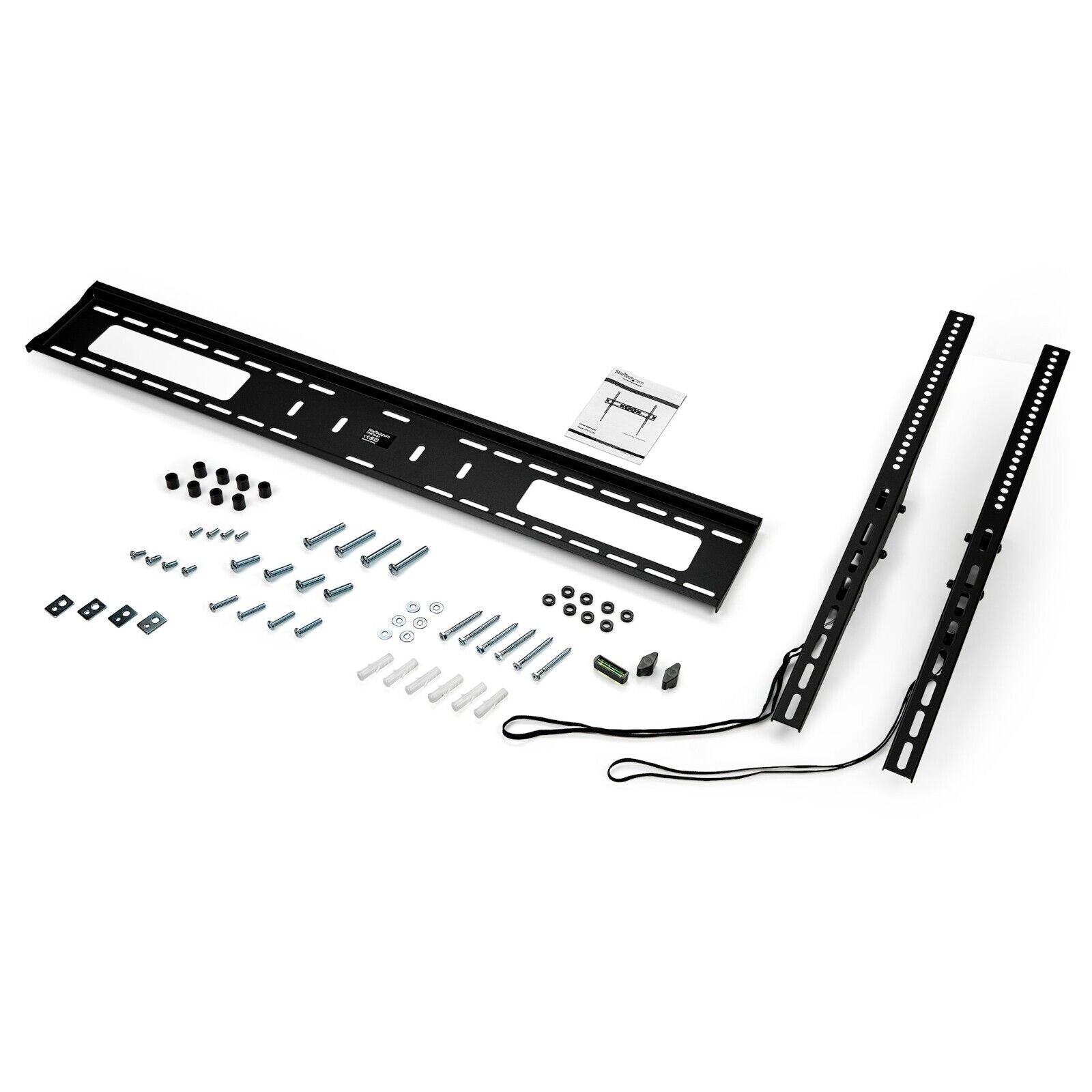 StarTech FPWTLTB1 Heavy Duty TV Wall Mount AdjTilting Low Pro up to 100" 165lbs