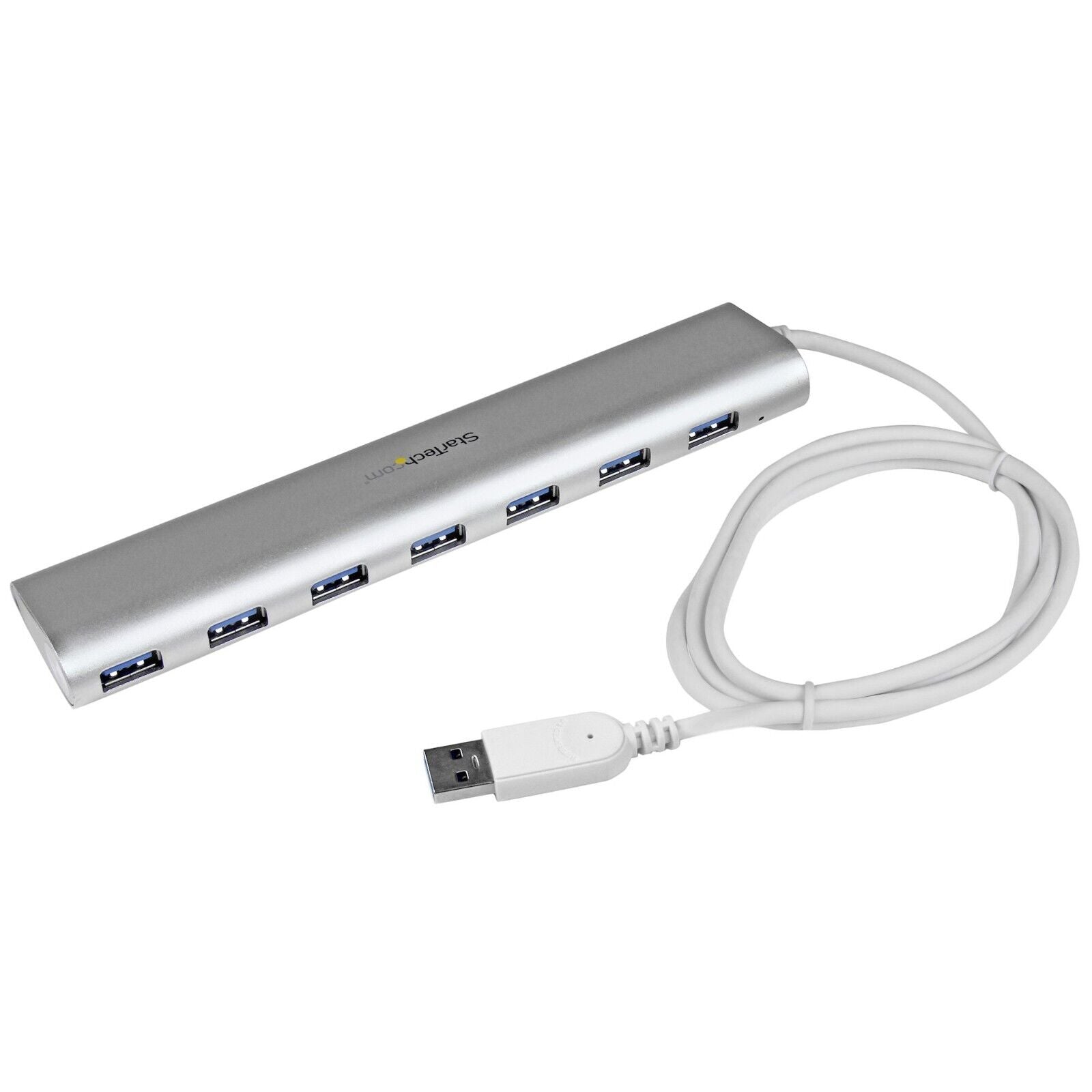 StarTech ST73007UA 7 Port USB-A to 7x USB-A Rugged Mini Hub w Power Adapter