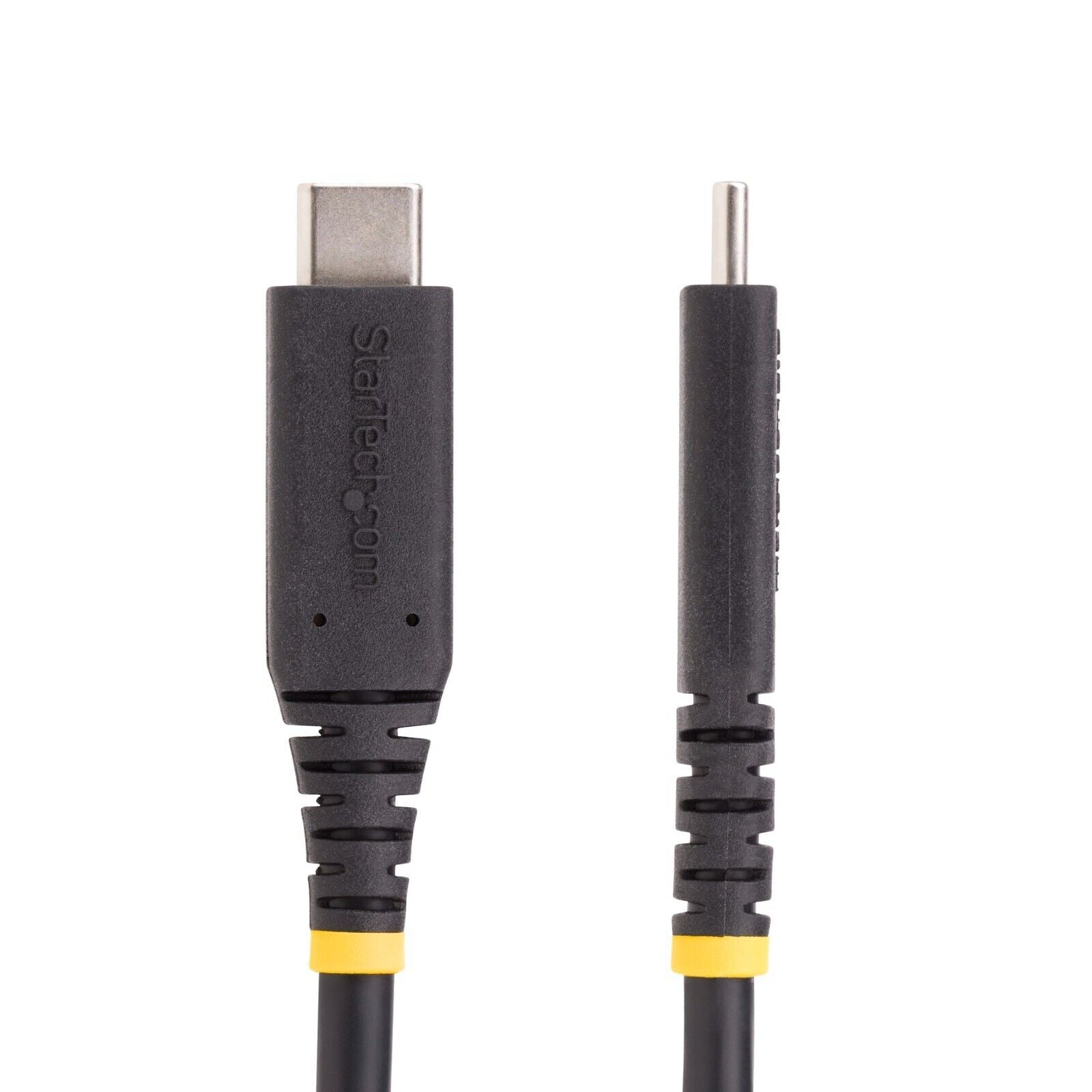 StarTech USB2C5C2M 6Ft USB C to USB C IF-Certified Charging Sync Black Cable