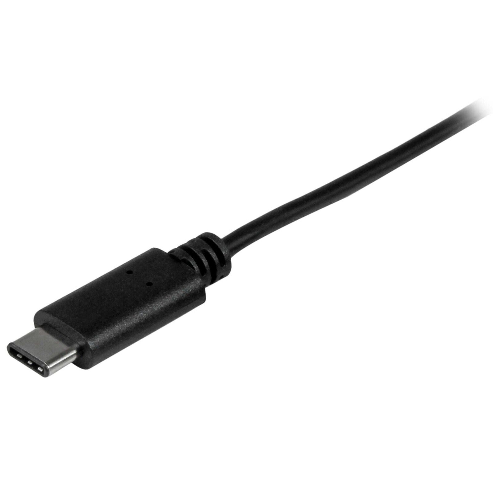 StarTech USB2CUB50CM 18" USB C to Micro B M/M Charge Sync Cord Black Cabl