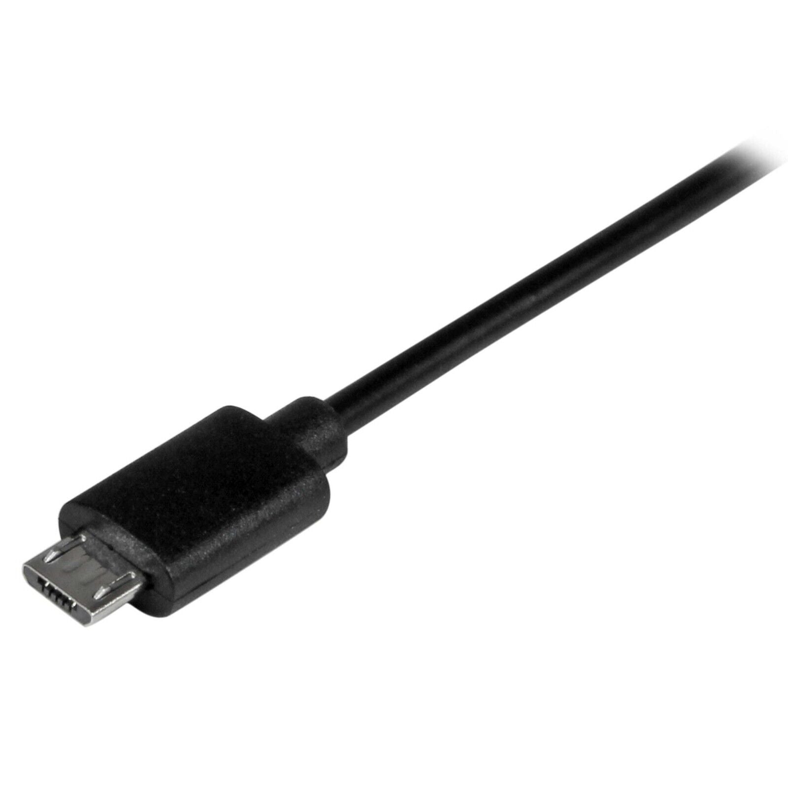 StarTech USB2CUB50CM 18" USB C to Micro B M/M Charge Sync Cord Black Cabl