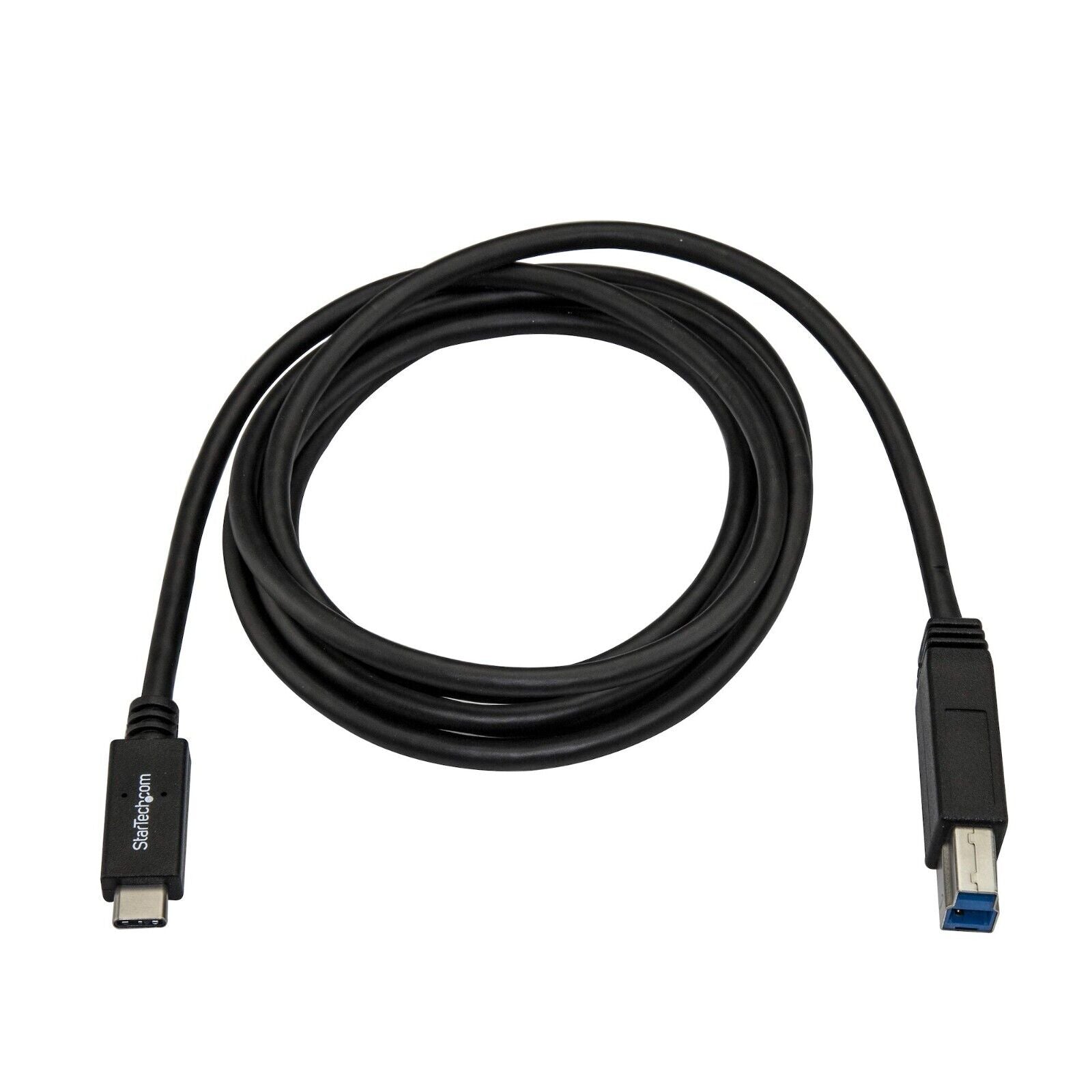 StarTech USB315CB2M 6Ft USB-C to USB-B M/M Printer Scanner HDD Black Cable