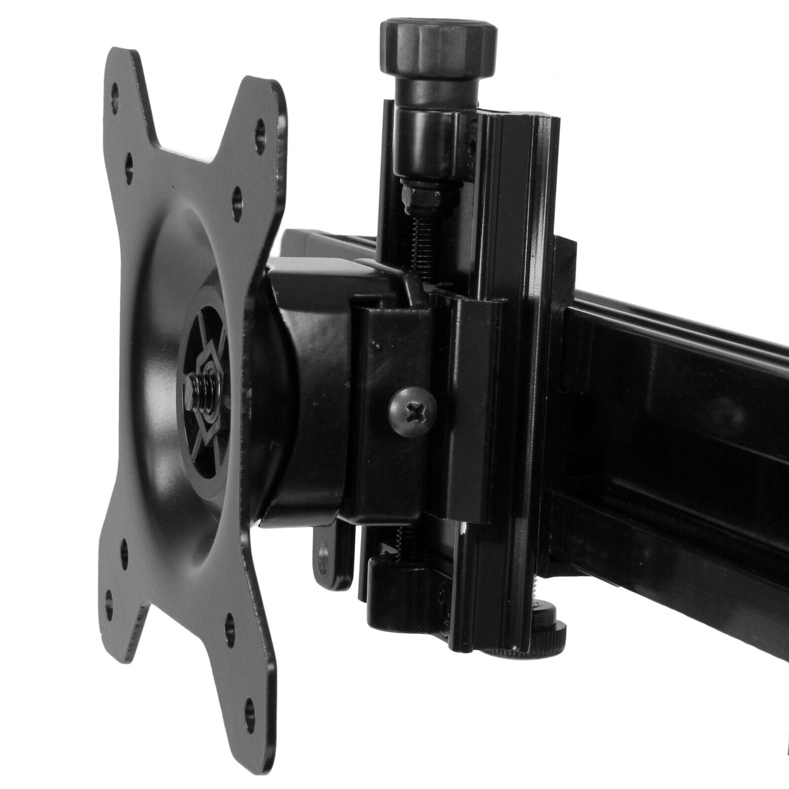 StarTech ARMBARDUO Dual Monitor Crossbar Mount Stand Ergonomic VESA 24" Black