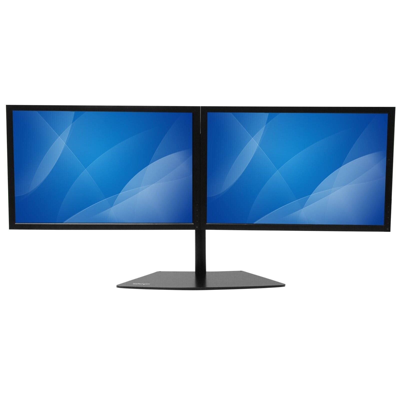 StarTech ARMBARDUO Dual Monitor Crossbar Mount Stand Ergonomic VESA 24" Black