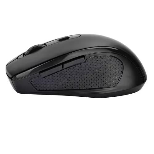 4XEM 4XWLSMS1 Wireless 5 Buttons Black Optical 2.4GHz Right Hand Mouse