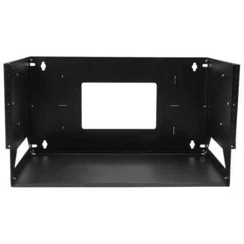 StarTech WALLSHELF4U 2 Post 4U Open Frame Wall Mount Rack w Shelf Adjust Depth