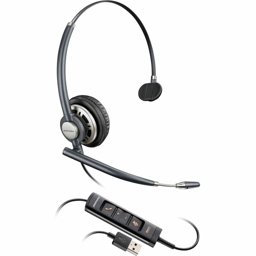 HP Poly 783N5AA EncorePro 715 USB-A Monoaural Headset TAA - Mono - USB Type A