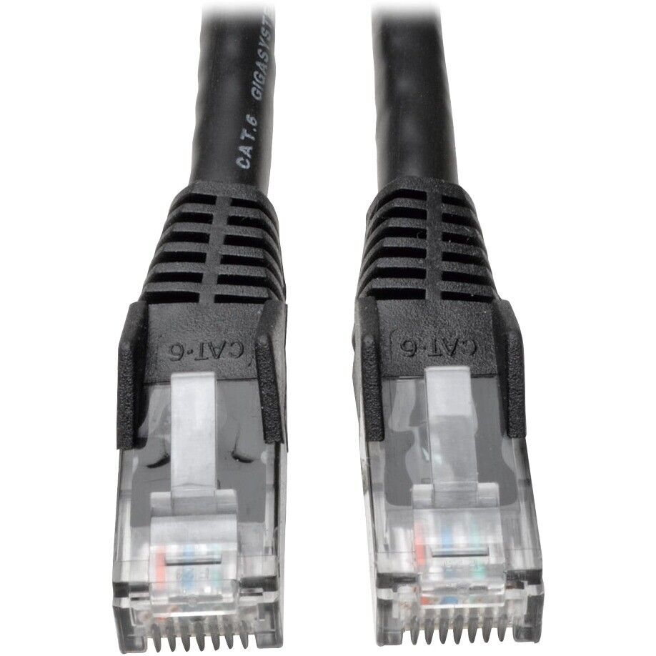 Eaton N201-005-BK Cat6 Gigabit Snagless Molded (UTP) Ethernet Cable (RJ45 M/M)