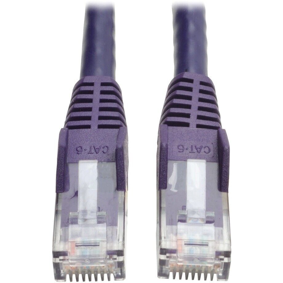 Eaton N201-007-PU Cat6 Gigabit Snagless Molded (UTP) Ethernet Cable (RJ45 M/M),