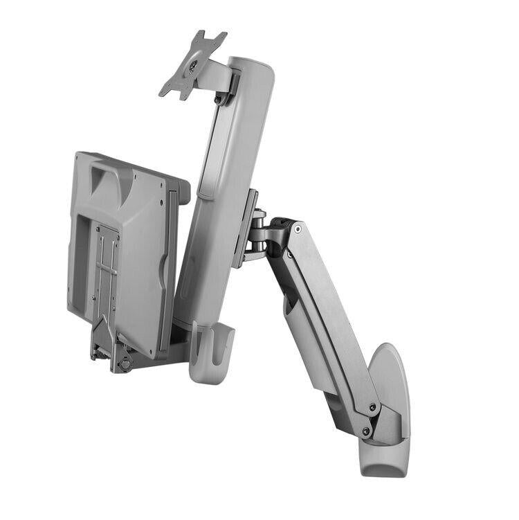 Amer Mounts AMR1AWS Sit Stand Combo Workstation Wall Mount for 32" Wide Monito