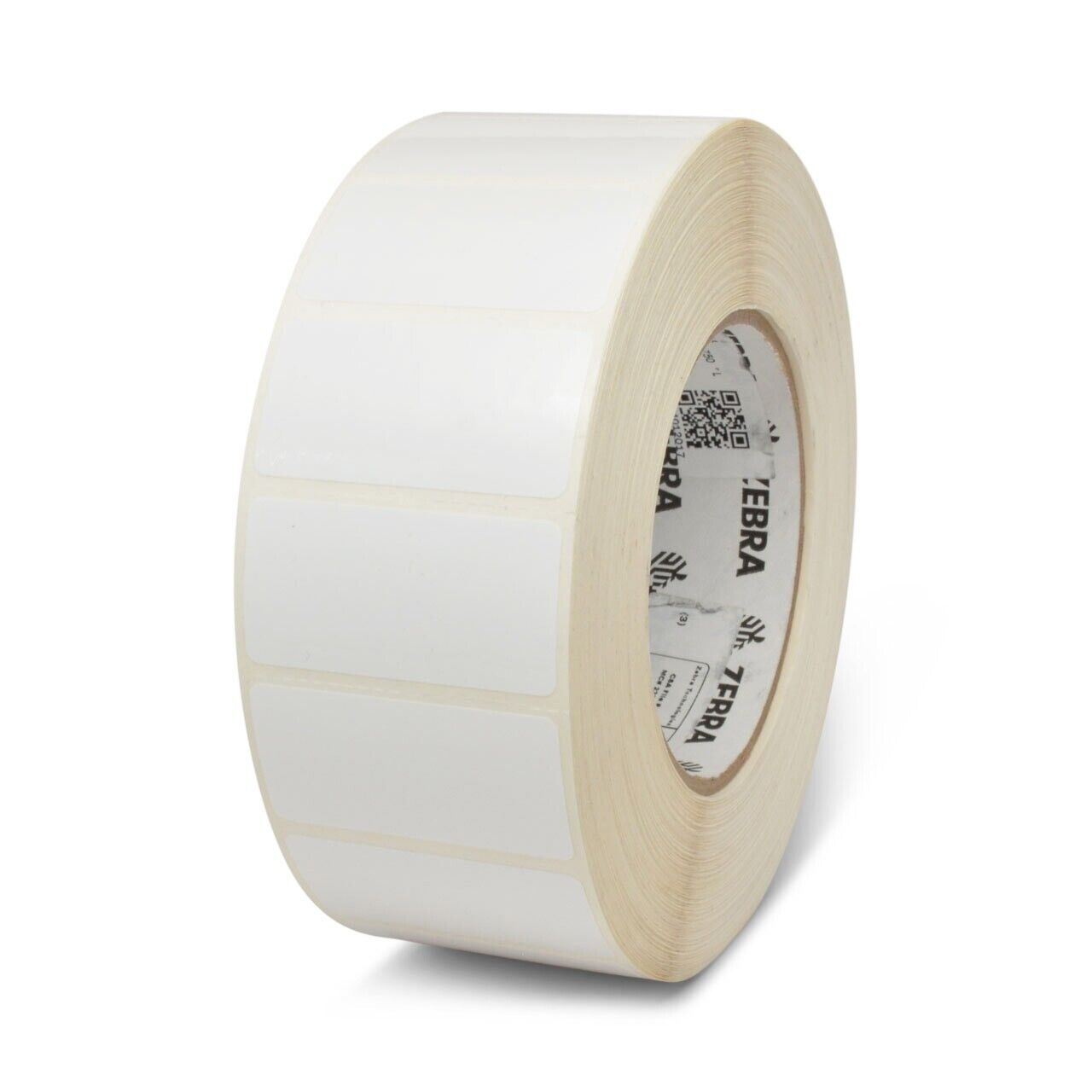 Zebra 10011697 4/Pk 5570/Roll 2"x1" 3000T Thermal Permanent Label Glossy White