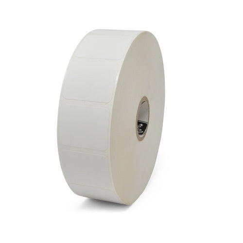 Zebra 10015784 6/Pk 2340/Roll 1.25"x1" 2000D Direct Thermal Adhesive Label White