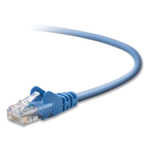 Belkin A3L980-02-BLU-S 2Ft CAT6 RJ45 Snagless Ethernet Network Cable Blue