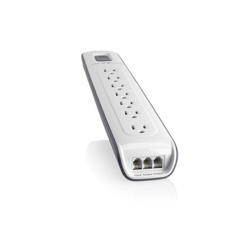 Belkin BV107200-12 12Ft Corded 7 Outlets Surge 2280J Power Strip Protector White